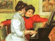 Yvonne and Christine Lerolle Playing the Piano renoir